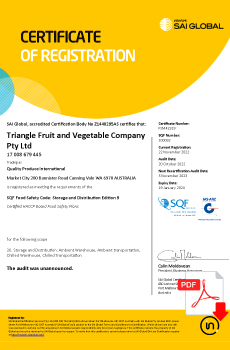 SQF_certificates | Quality Produce International